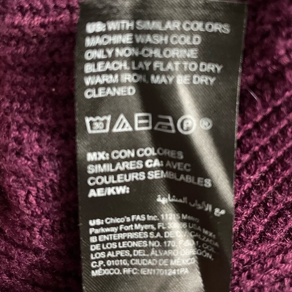 WHBM Purple Boatneck Sweater with Cross-Back Detail Size XXS - Picture 10 of 11